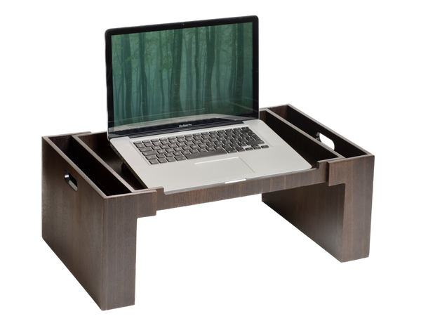 Pamper Bed Tray - Smoked Oak