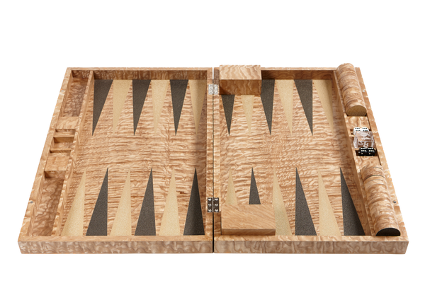 Tamo Ash Exclusive Creations Backgammon Set (Copper Black & Gold)