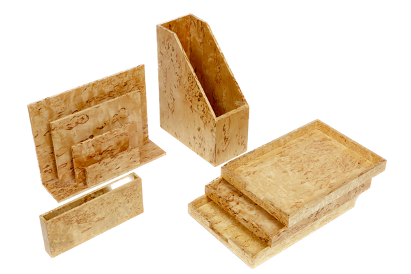 Karelian Birch Exclusive Creations Letter Holders