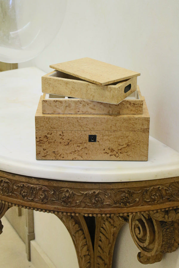 Karelian Birch Exclusive Creations Jewellery Box