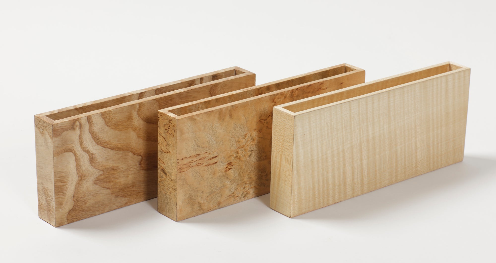 Figured Sycamore Exclusive Creations Leggy Box