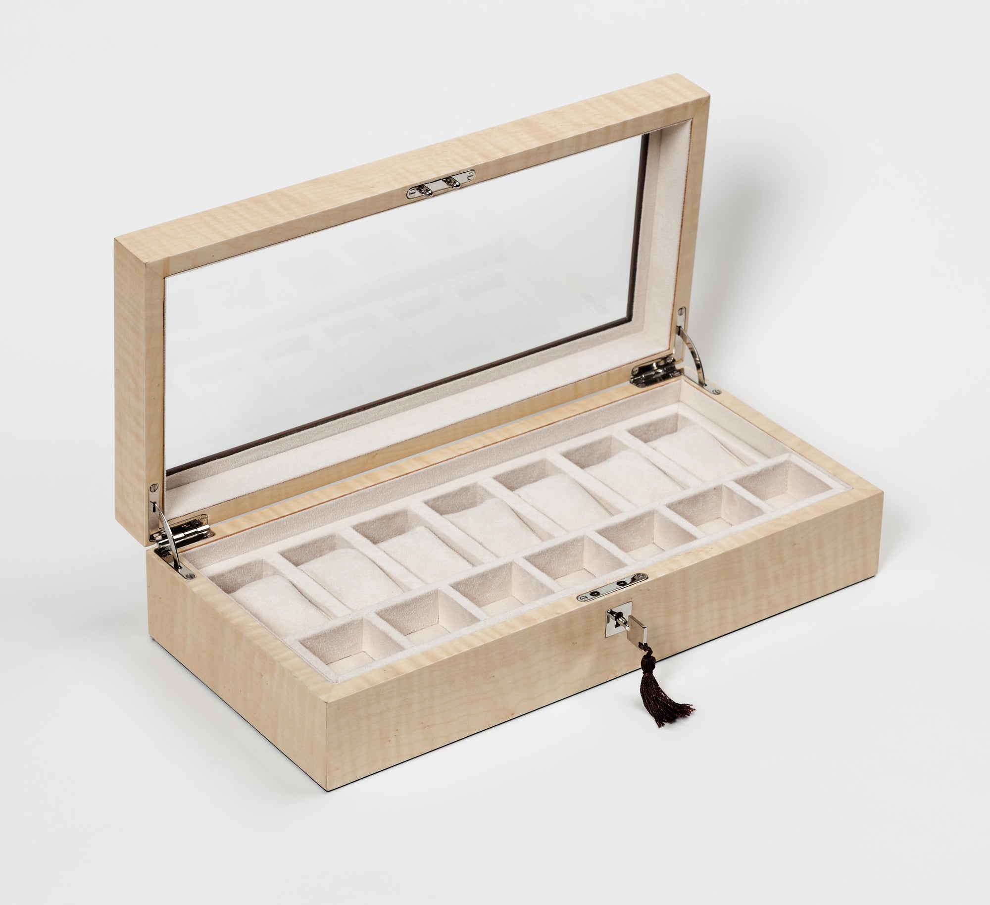 Figured Sycamore Exclusive Creations Watch Box