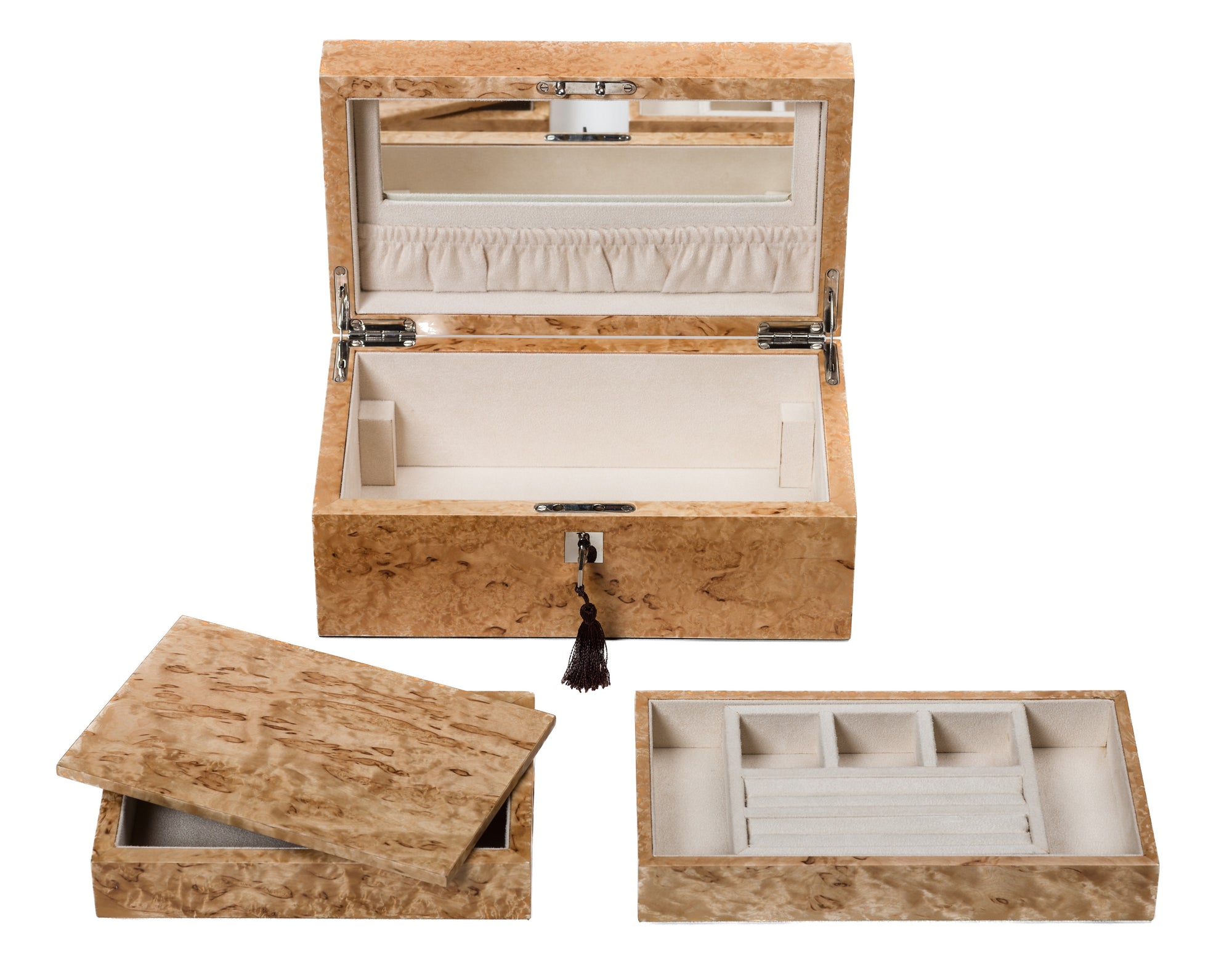 Karelian Birch Exclusive Creations Jewellery Box