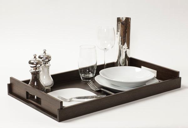 Luxury Nest of Wood Trays - Smoked Oak