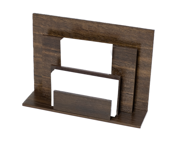 Letter Holders - Smoked Oak