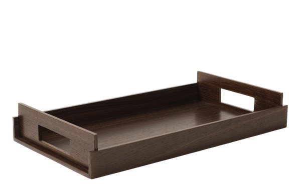 Luxury Nest of Wood Trays - Smoked Oak