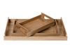 Nest of Wood Trays - Warm Walnut
