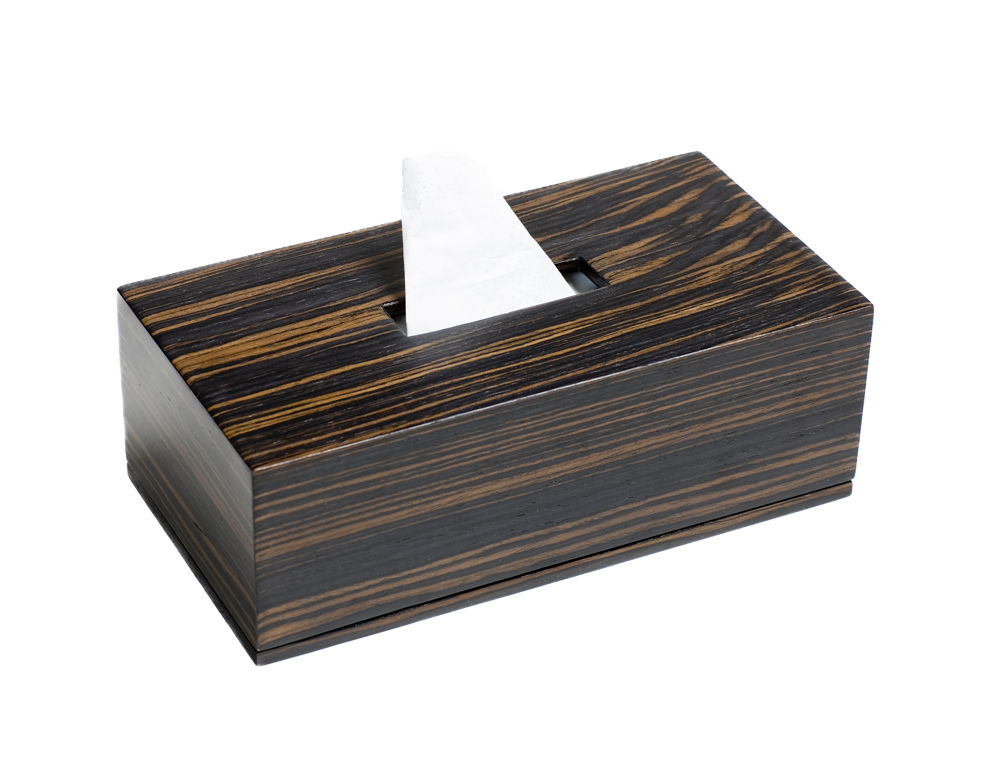 Rectangle Tissue Box - Dark Ebony