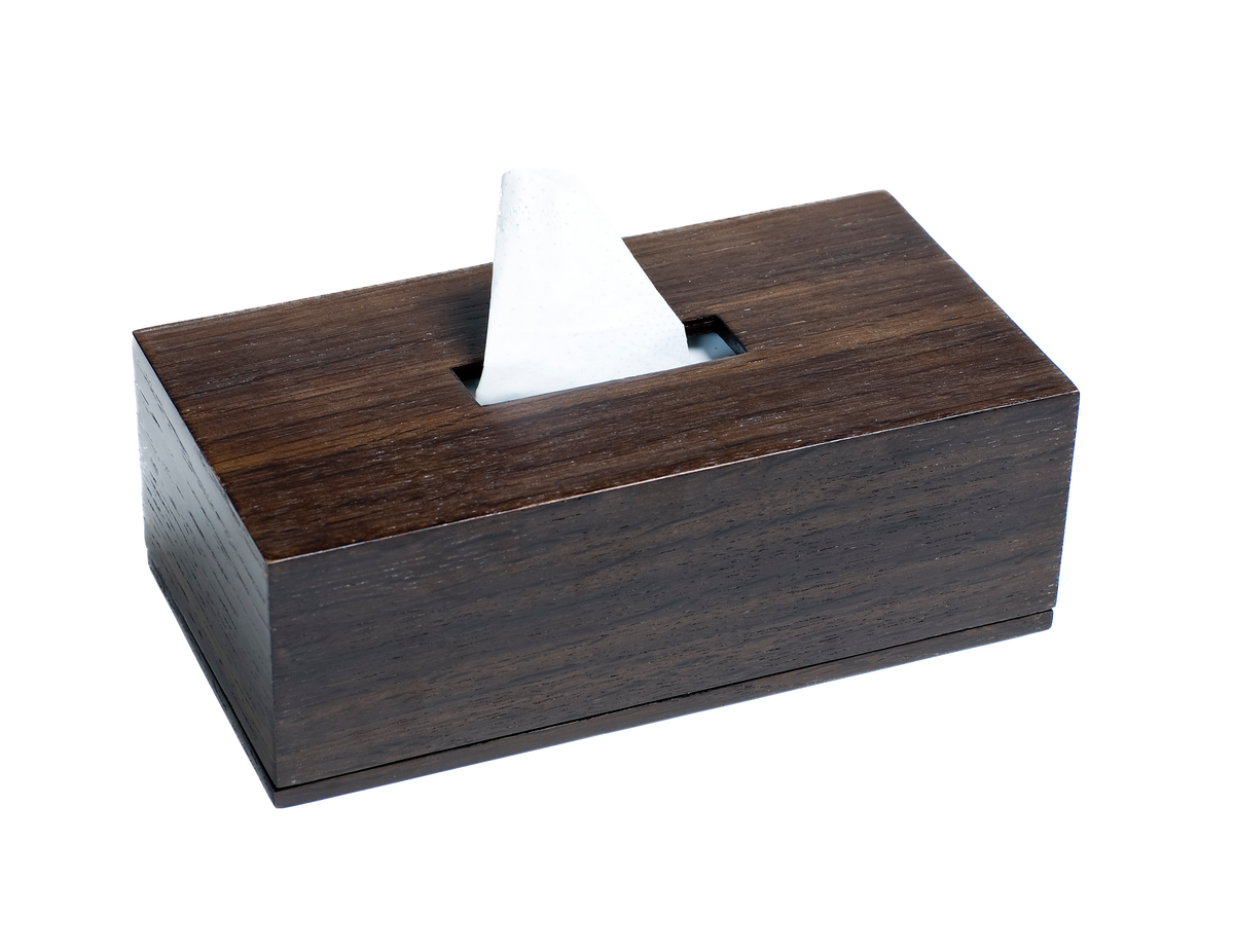 Rectangular Tissue Boxes Smoked Oak Rectangle Tissue Box | iWoodesign