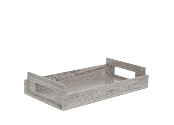 SMALL Wood Trays - Sterling Grey