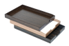Stackable Letter Trays - Dark Ebony, Warm Walnut & Smoked Oak