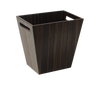 Stylish Bins - Dark Ebony Wood