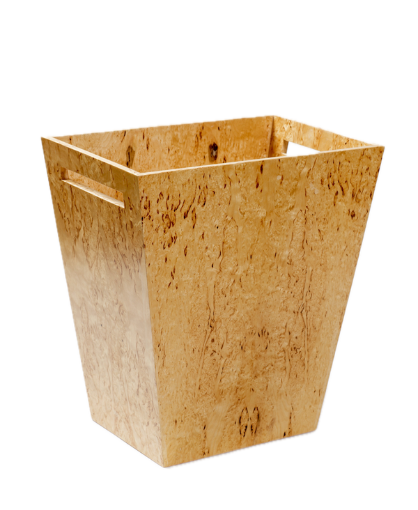 Karelian Birch Exclusive Creations Stylish Bin