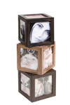 Set of THREE Large Photo Cubes