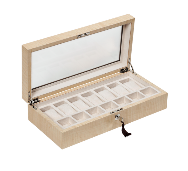 Figured Sycamore Exclusive Creations Watch Box