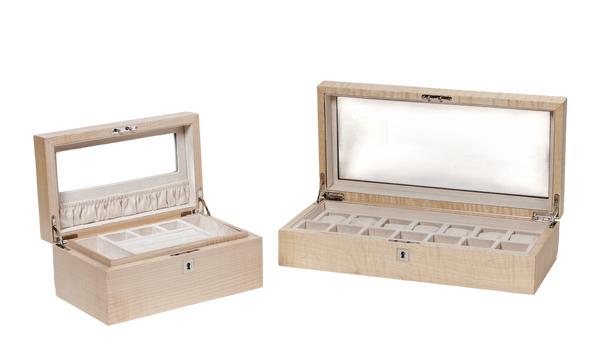 Figured Sycamore Exclusive Creations Watch Box