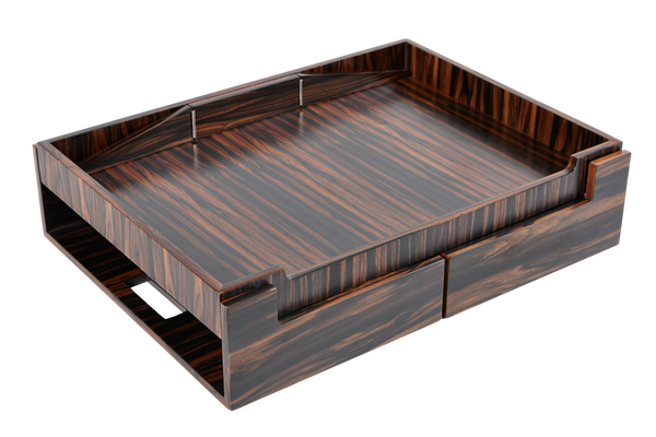 Spider Ebony Macassar Exclusive Creations Pamper Tray