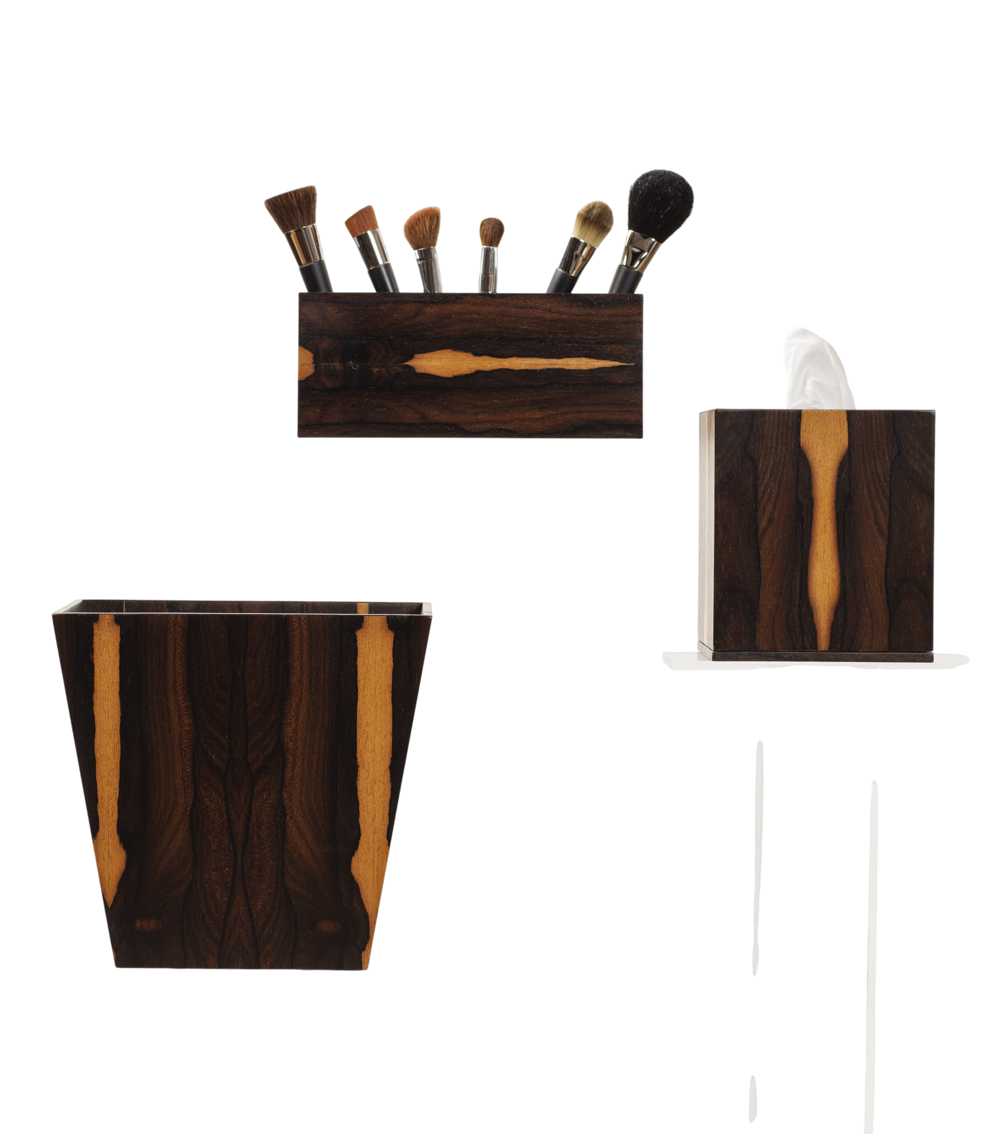 Ziricote Exclusive Creations Stylish Bin