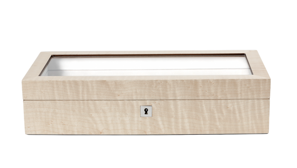 Figured Sycamore Exclusive Creations Watch Box