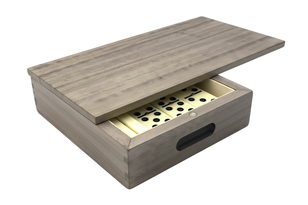 Sterling Grey Dominoes Set
