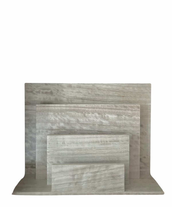Letter Holders - Sterling Grey